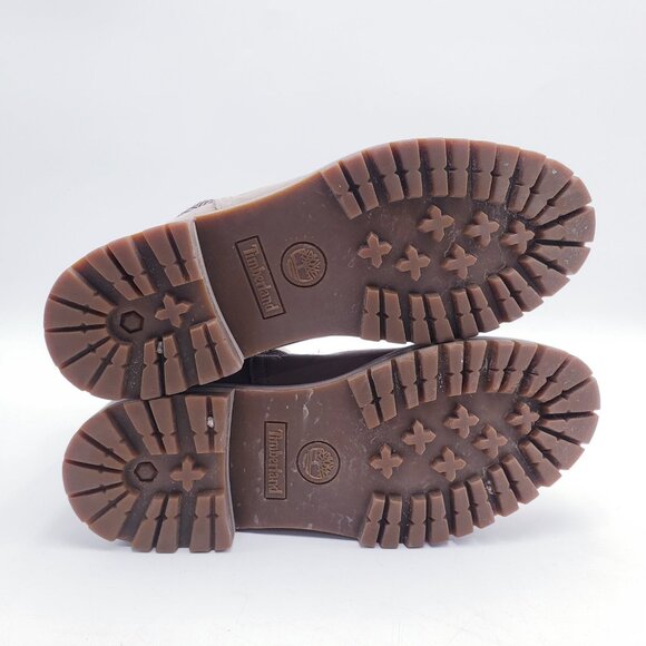 Timberland Women's Courmayeur Valley Chelsea Boots Nubuck Leather Taupe Size 9 - Picture 8 of 9